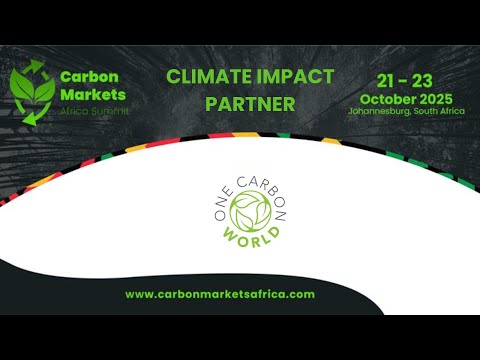 One Carbon World joins Carbon Markets Africa Summit as official climate impact partner