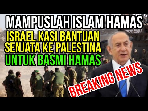 Israel kasih bantuan s3nj44 ke palestina untuk b4nt4i isl4m h4m4s