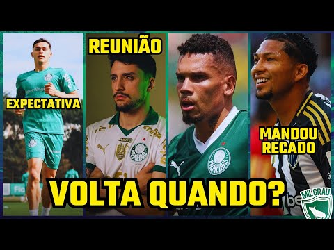 PIQUEREZ DE SAÍDA? PALMEIRAS VAI SE REUNIR! SOSA ESTREIA QUANDO? VEJA A DATA DE RETORNO DE PAULINHO