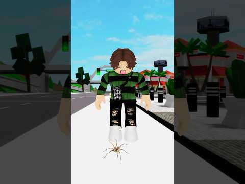 Cleyki Steps On Spider In Roblox Brookhaven!😨