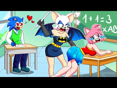 The Reason Why Sonic Likes Going To School!! - Amy Is So Sexy - Sonic the Hedgehog 3 Animation