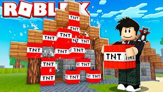 LOKIS COM TNT NAS CASINHAS | Roblox - TNT Voxel Playground