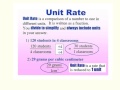 Exploring Rates and Ratios in Mathematics