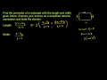 Rational Expressions and Perimeter Concepts