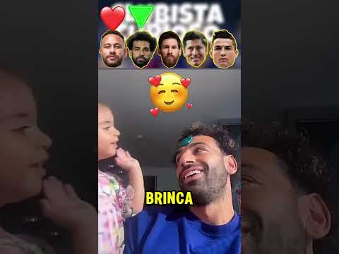 Neymar VS Salah VS Messi VS Ronaldo COM OS FILHOS 😱