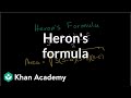 Understanding Heron's Formula and Triangle Area
