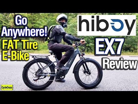 Hiboy EX7 FAT Tire Electric Bike Review | Full Suspension FAT Tire Electric Bike Off Road