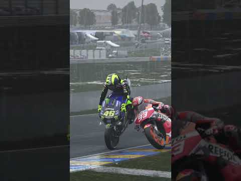 rossi ajari marquez stoppie yang benar #shorts