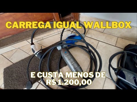CARREGADOR PORTATIL QUE CARREGA NA MESMA VELOCIDADE DE UM WALLBOX