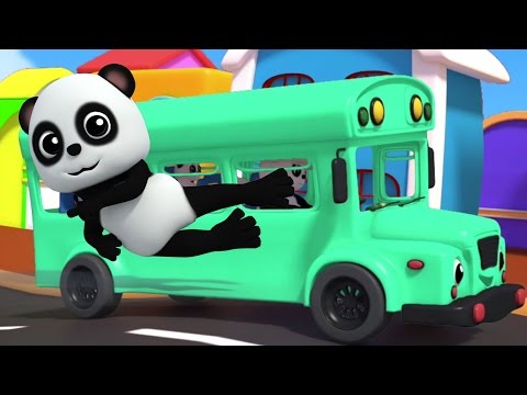 ล้อบนรถบัส | เด็กบ๊องสำหรับเด็ก | เพลงสำหรับเด็ก | Nursery Rhyme | Bao Panda  | Wheels On The Bus