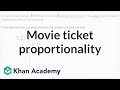 Understanding Proportional Relationships in Movie Ticket Pricing