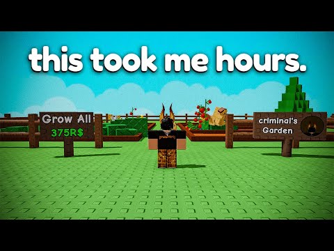 I Played Grow A Garden For The FIRST TIME & i suck lmfao..