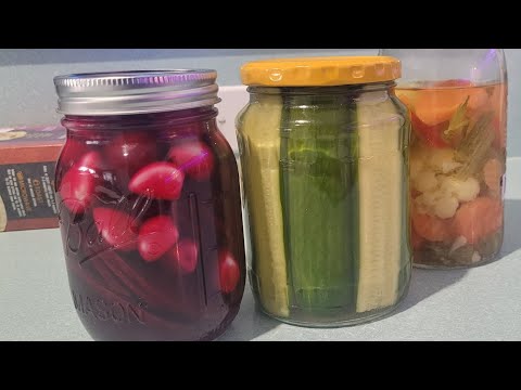 DELICIOUS HOMEMADE PICKLES #DIY #pickling #pickledvegetables