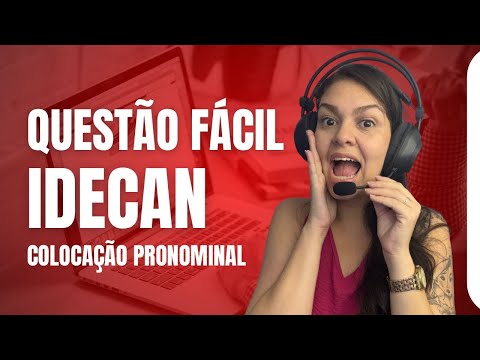 Questão IDECAN - Colocação Pronominal - fácil!