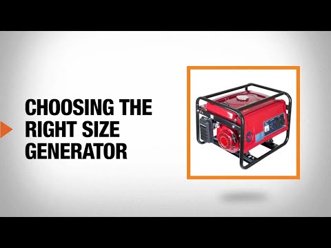 Choosing the Right Size Generator
