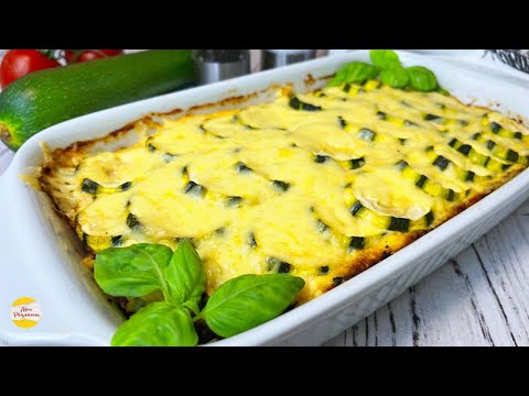 НЕЖНАЯ ЗАПЕКАНКА С КАБАЧКАМИ! Тает во рту, как Мороженное!
