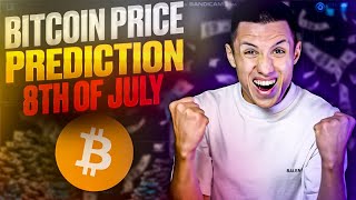 BITCOIN PRICE PREDICTION TODAY, 8h July 2023 Expert analytics