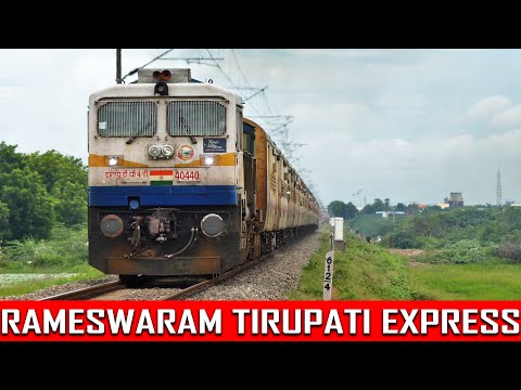 The ONLY WDP 4D in the ORIGINAL Colours in GOLDEN ROCK | RAMESWARAM - TIRUPATI MEENAKSHI Express