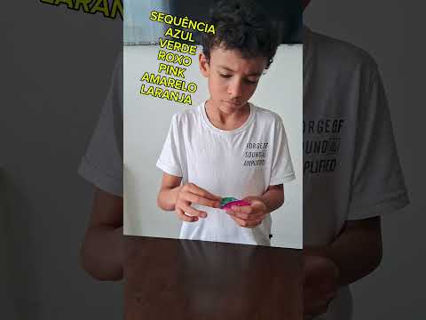 BRINCADEIRA DE ADIVINHAR A SEQUÊNCIA DAS CORES #crianças #brincadeirasdecrianças #entretenimento