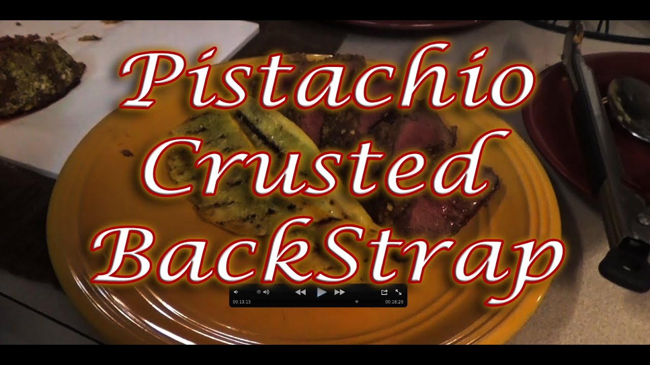 Pistachio Crusted Backstrap with Cabernet Reduction: Tasty Tuesday 15