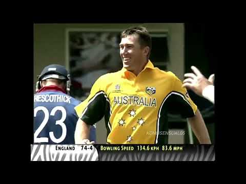 🔥 All 71 Wickets of Glenn McGrath in CWCs | Highest wicket taker in history (Credit Kohli Sensual)