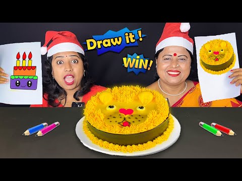 WHO DRAWS IT BETTER TAKES THE FOOD CHALLENGING VIRAL VIDEO WITH PUNISHMENT | Draw & Win it Challenge