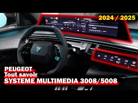 Nouveau SYSTEME MULTIMEDIA Nouvelle PEUGEOT 3008  et 5008 EN DETAIL - Toutes les fonctions !