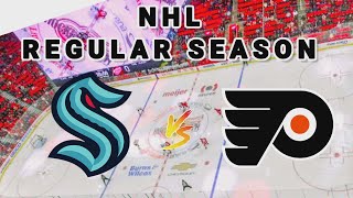 Seattle Kraken vs Philadelphia Flyers | 2025 NHL Regular Season Live Score
