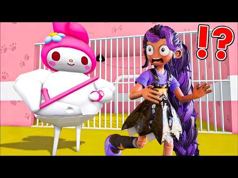 Lily Lovebraids Plays MY MELODY'S Prison Run in Roblox (OBBY)