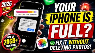 Your iPhone is FULL? Fix It WITHOUT Deleting Photos!