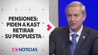 Comando de Matthei llama a Kast a retirar su propuesta de modificar la reforma previsional