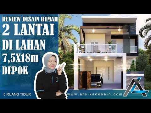 PART 1.. REVIEW DESAIN RUMAH 7,5 X 18 METER I DEPOK - RUMAH MINIMALIS MODERN #rumah7,5X18meter