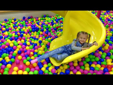 Yasya at the Children's entertainment centre | Playground Video for Kids