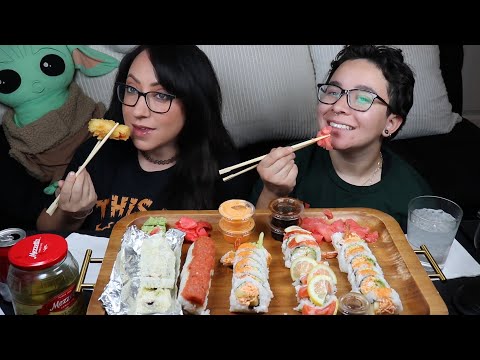 SUSHI MUKBANG | RELAXING EATING