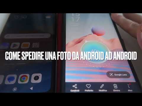 COME INVIARE LE FOTO DA TELEFONO ANDROID A TELEFONO ANDROID
