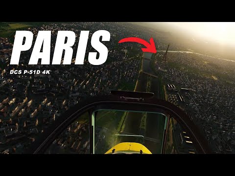 "I could do this for hours" P-51D | Paris in VR | DCS JOYRIDE | 4K