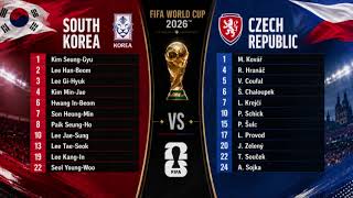 South Korea VS Czech Republic - 2026 FIFA World Cup - BBC Radio 5 Live Commentary
