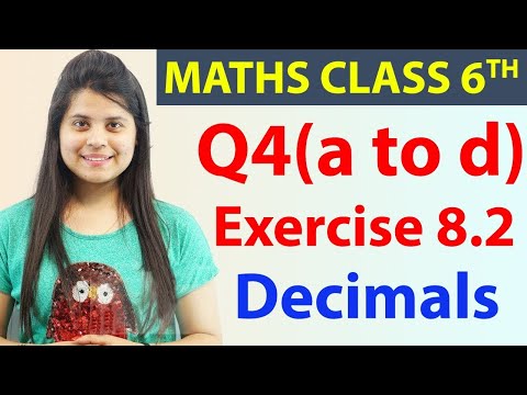 Q 4(a) to (d) - Ex 8.2 - Decimals - Chapter 8, NCERT Maths Class 6th