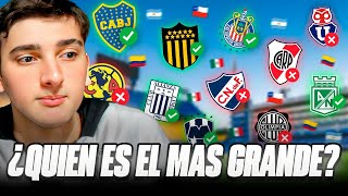 ¿CUALES SON LOS CLUBES MAS GRANDES DE SUDAMERICA Y MEXICO? ¿LA LIGAMX ESTA INFRAVALORADA? REACCION