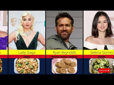 celebrities and their favorite foods