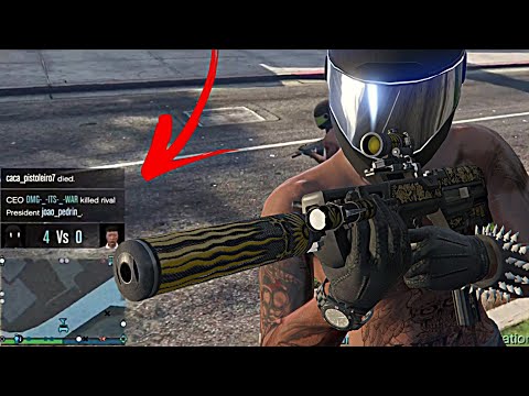 I RAN INTO THIS CLOWN TRYHARD THAT WAS DETERMINED BY ANY MEANS THIS IS HOW IT WENT GTA V ONLINE