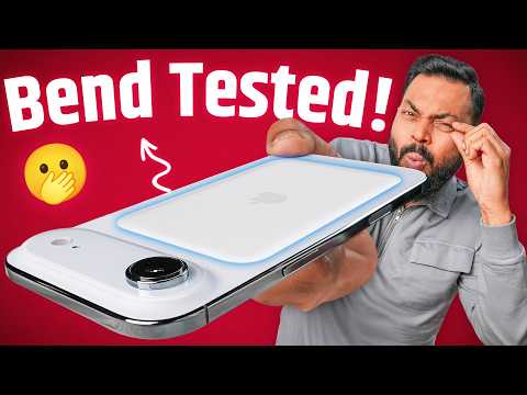 iPhone Air Unboxing & First Look | Bend Tested 😮 ⚡ Cutting "Edge"?