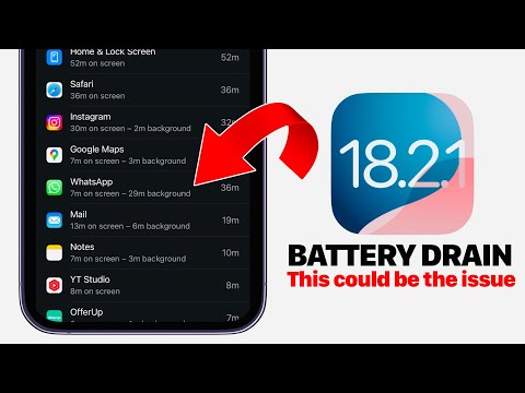 iOS 18.2.1 - This Could Fix iPhone Battery Drain