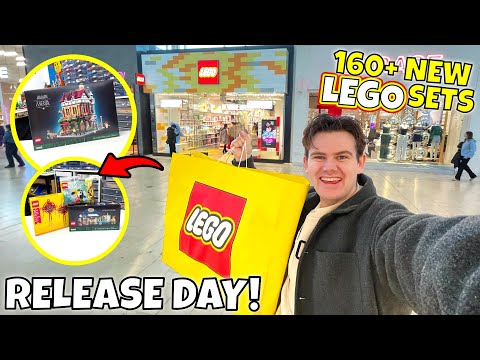 LEGO Store Shopping - JANUARY 2025 RELEASE DAY with 160+ NEW SETS!