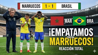 EMPATE DECEPCIONANTE BRASIL 1 VS 1 MARRUECOS / EN VIVO