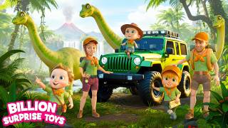 🔴LIVE | Jungle Dinosaur Chase With Funny Little Monkey
