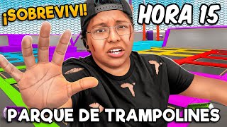 SOBREVIVÍ 24 HORAS TRABAJANDO en UN PARQUE DE TRAMPOLINES 😱 | Patho