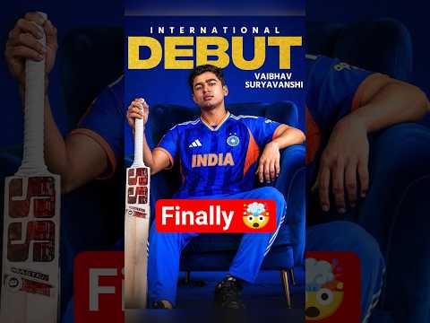 Kya Vaibhav Suryavanshi Ka Indian Team Me Selection Ho Gya hai ? #shorts