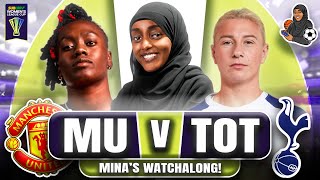 Manchester United Women (2-1) Tottenham Women | LEAGUE CUP QUARTER FINAL 25/26 LIVE WATCH ALONG
