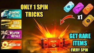 ONLY 1 SPIN NEW TRICKS 😱 #freefiremax #agaamirgaming